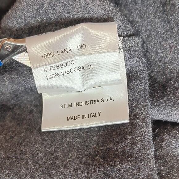 HACHE A-Line Dress Loose Fit Size 6 IT42 Gray Grey Black Asymmetrical Sleeveless - Picture 8 of 8